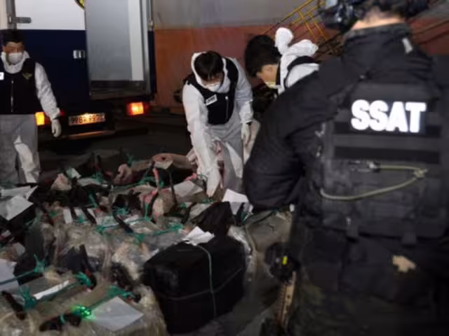 Este decomiso representa la mayor incautación de drogas en la historia del país asiático.