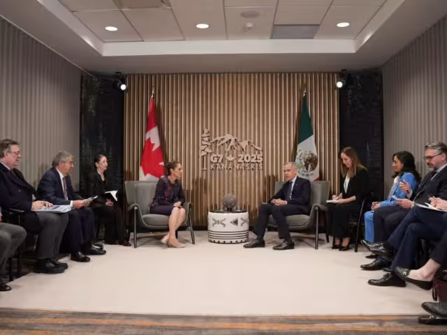 La presidenta Claudia Sheinbaum propuso en la reunión del G7 organizar una Cumbre Económica para el Bienestar, en coordinación con la CELAC