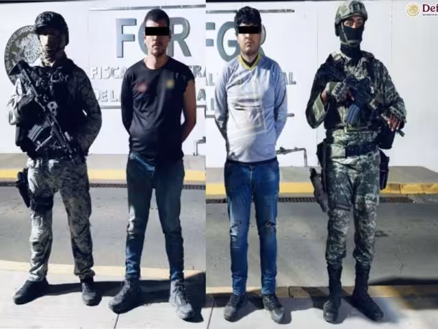En Culiacán, Sinaloa fueron detenidos dos sujetos de la celular criminal “Los Mochomitos”
