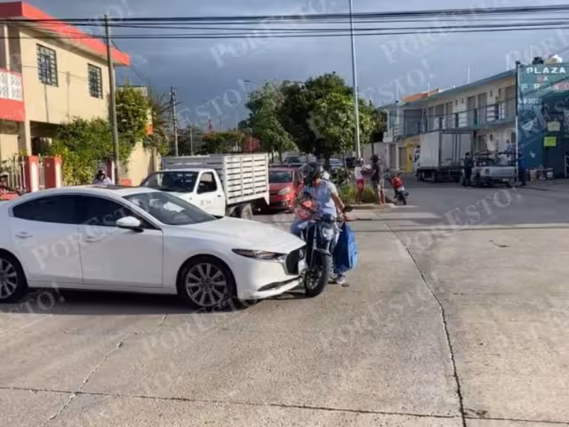 Accidentes sin lesionados complican el tránsito en San Francisco de Campeche