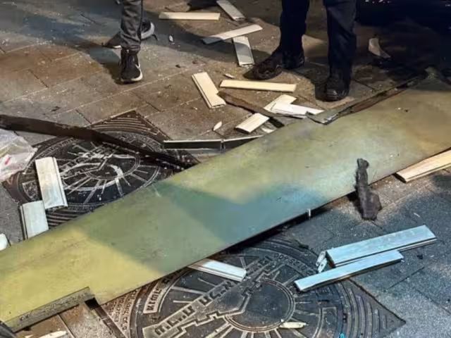 Así habría terminado el dron en Israel