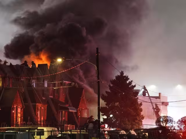 El siniestro ocurrió el viernes por la noche en una zona residencial de Filadelfia