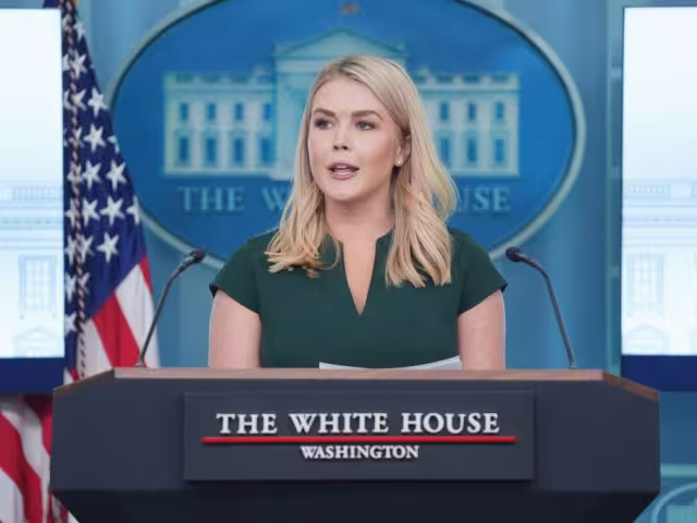 Karoline Leavitt, portavoz de la Casa Blanca