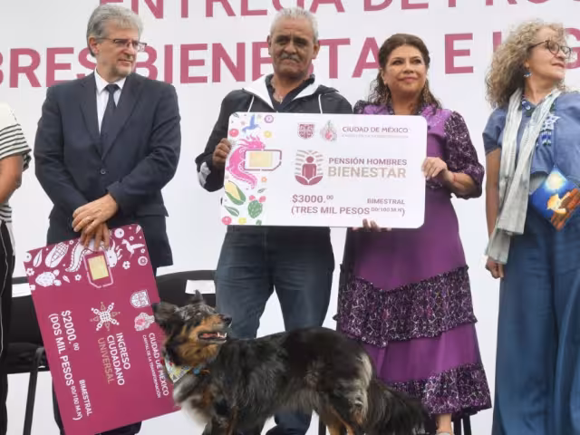 La jefa de Gobierno de la CDMX, Clara Brugada, señaló que el apoyo será de 2 mil pesos bimestrales