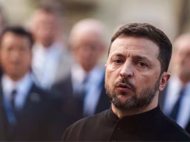 Volodimir Zelenski, presidente de Ucrania
