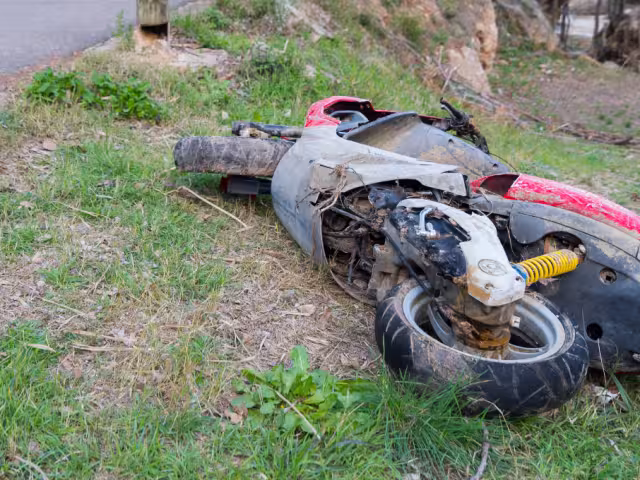 Accidente de moto (imagen ilustrativa)