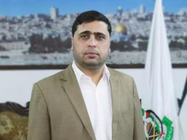 Abdul Latif al Qanou, portavoz del movimiento islamista Hamás, se encontraba en una tienda en Yabalia, al norte de la Franja de Gaza