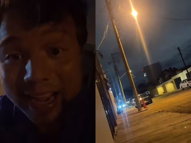 El sujeto amenazó con agredir a las personas que se estacionen frente a su vivienda