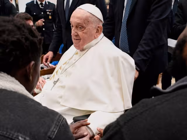 El Papa Francisco acudió el Jueves Santo a la prisión de Regina Coeli para reunirse con 70 reclusos