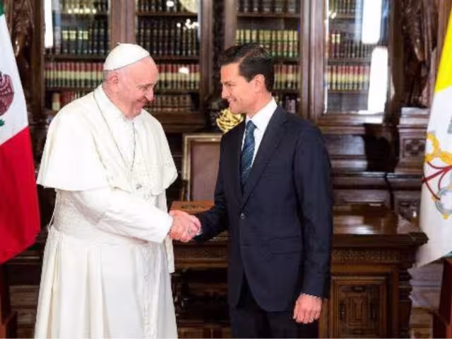 El expresidente Enrique Peña Nieto rememoró con especial afecto la Visita de Estado del pontífice a México en febrero de 2016