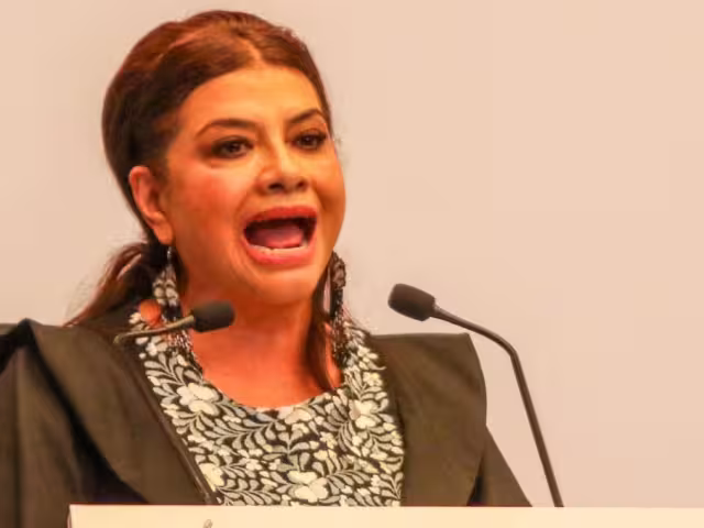 Clara Brugada Molina, jefa de Gobierno de CDMX, apoyó a la Presidenta.