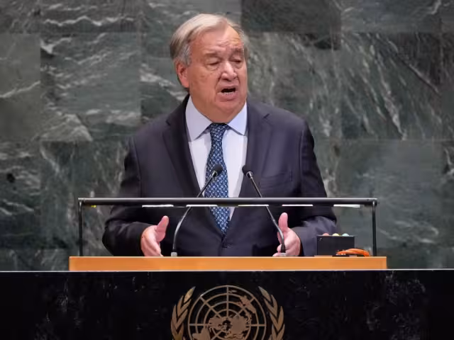 António Guterres, secretario general de la ONU