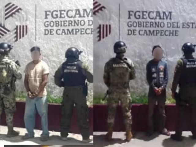 La FGECAM realizó cateos simultáneos en tres comunidades del municipio de Campeche: Alfredo V. Bonfil, La Libertad y Quetzal Edzná.