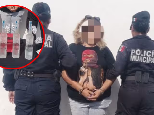 La mujer fue descubierta por las cámaras de seguridad del establecimiento