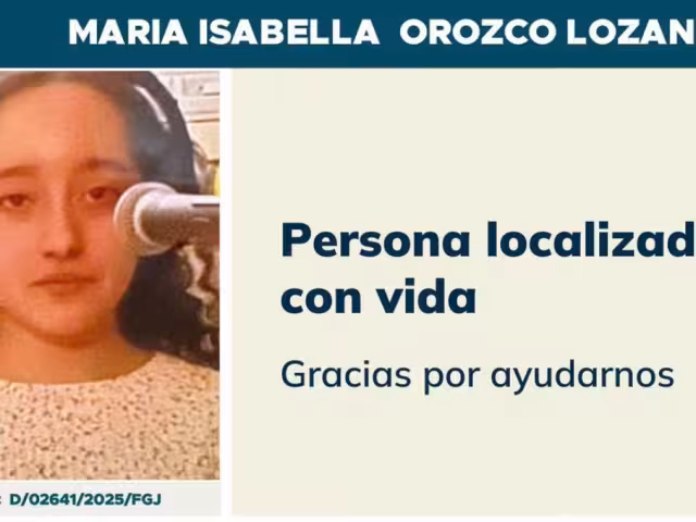 la menor fue encontrada en un domicilio ubicado en la alcaldía Miguel Hidalgo