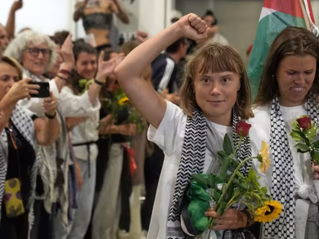 La flotilla Global Sumud partió en septiembre con más de 400 activistas internacionales, incluidos políticos, defensores de derechos humanos y personal médico