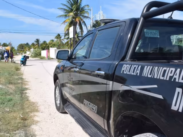La policía de Progreso acudió al llamado de emergencia