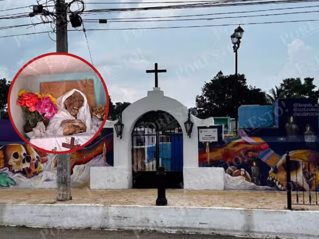 La memoria se honra en Pomuch con flores y rezos