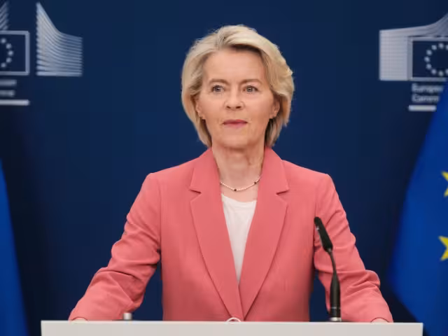 Ursula von der Leyen, presidenta de la Comisión Europea (CE)