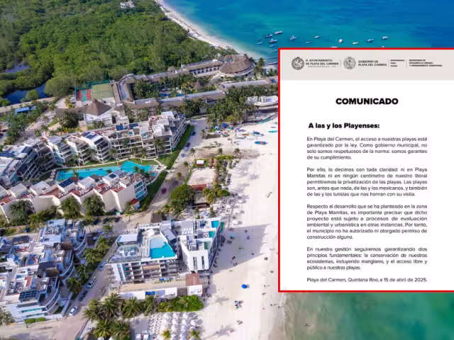 Playa del Carmen desmiente rumores sobre la privatización de Playa Mamitas
