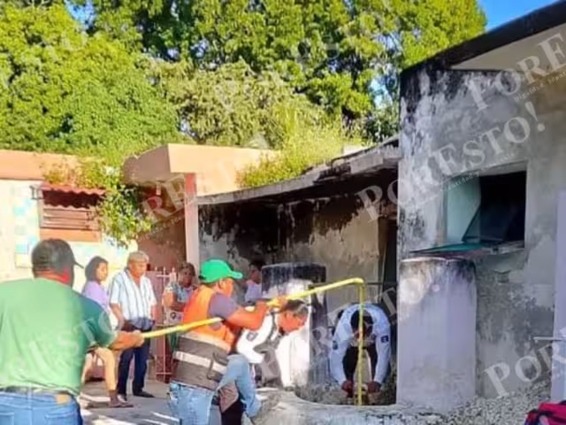 ¡De milagro! Rescatan con vida a abuelita que cayó en pozo de 8 metros en Dzitbalché, Campeche