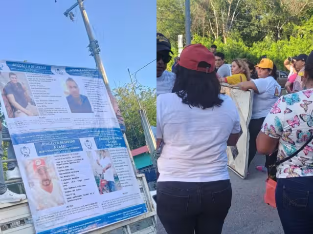 Familiares de desaparecidos en Bacalar exigen a las autoridades presentar pruebas de la investigación