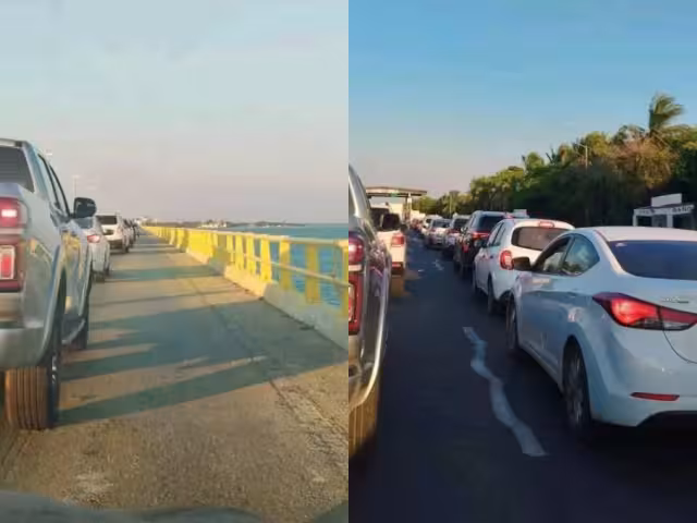 Largas esperas y caos vial en el Puente Zacatal: La situación empeora con las obras de mantenimiento