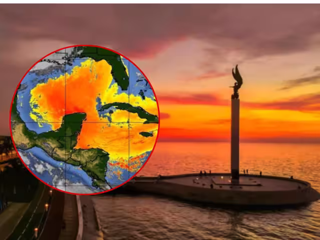 Polvo del Sahara en Campeche: Cielos Rojizos y Amaneceres Vibrantes