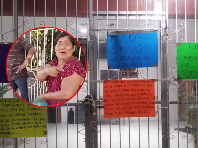 Habitantes de Nuevo Progreso denunciaron que el comisario José Agusto “Chico” Luna Valencia golpeó a una trabajadora de 62 años.