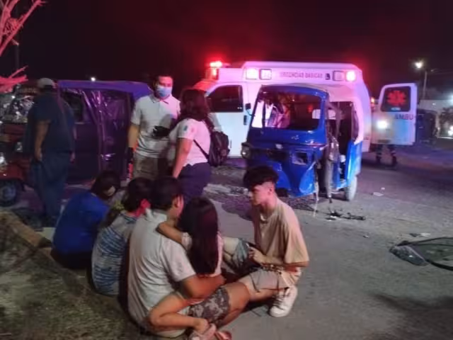 Un menor de edad resultó lesionado en el accidente