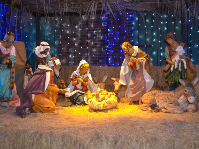 El nacimiento navideño es una representación tradicional del nacimiento de Jesús