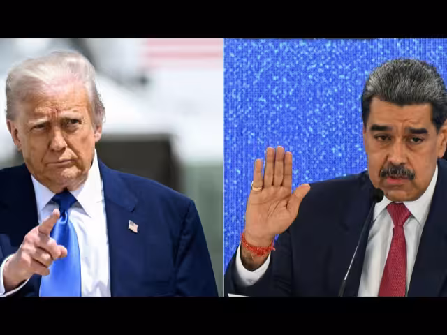 Donald Trump, presidente de Estados Unidos y Nicolás Maduro, presidente de Venezuela