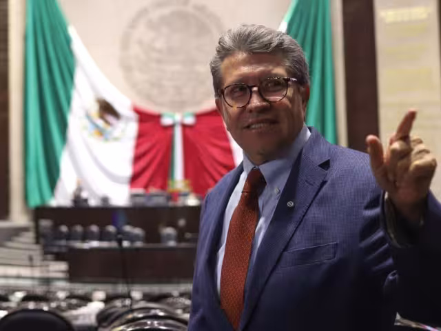 Ricardo Monreal, coordinador del grupo parlamentario de Morena en la Cámara de Diputados