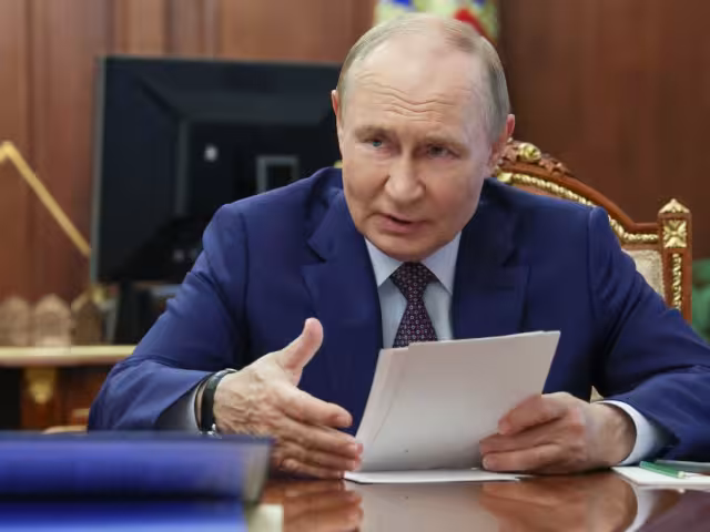 Vladimir Putin,  presidente de Rusia