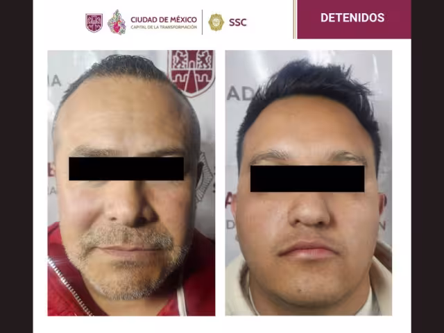 ‘El Tiger’ (derecha), fue detenido en 2018 junto a Roberto Moyado Esparza, alias ‘El Pistache’, líder en ese momento de La Unión Tepíto