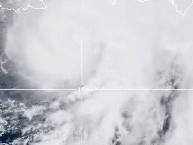 Así se ve el Huracán Melissa de Categoría 5 desde el espacio