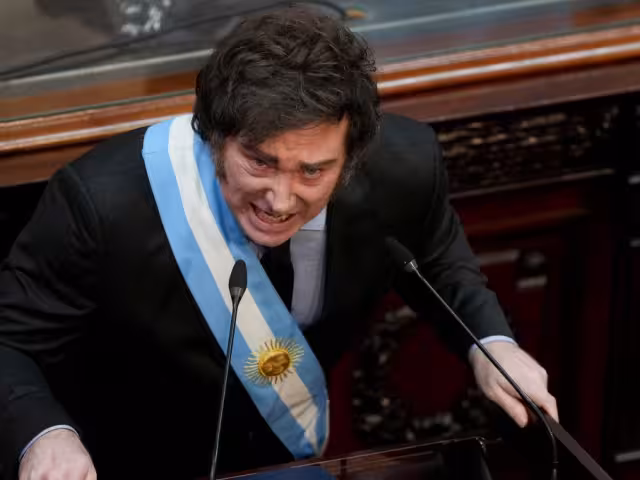 Javier Milei, presidente de Argentina