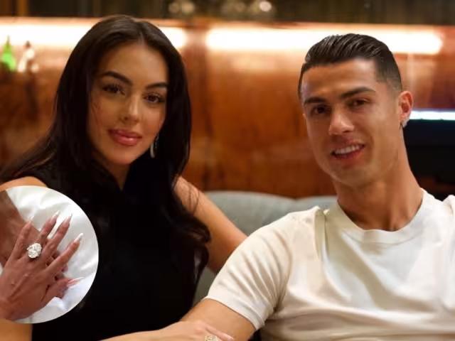 Cristiano Ronaldo y Georgina Rodríguez anuncian su compromiso con enorme anillo