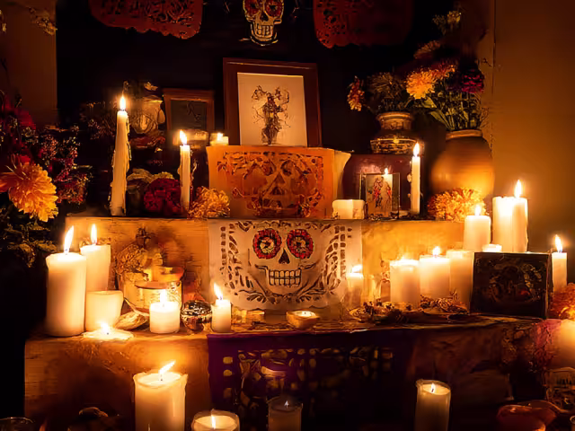 En Campeche, el Día de Muertos une las tradiciones mayas del Hanal Pixán con las costumbres católicas coloniales.