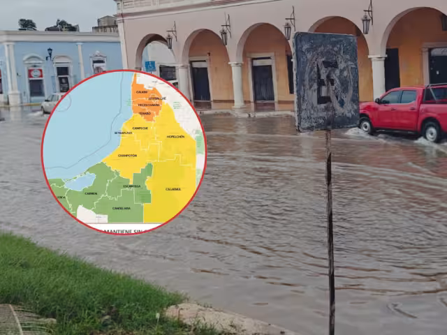 En la capital de Campeche, las inundaciones son las principales afectaciones.