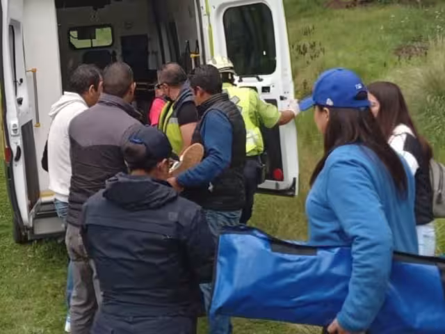 Los dos menores fueron trasladados muy graves a un hospital para ser atendidos.