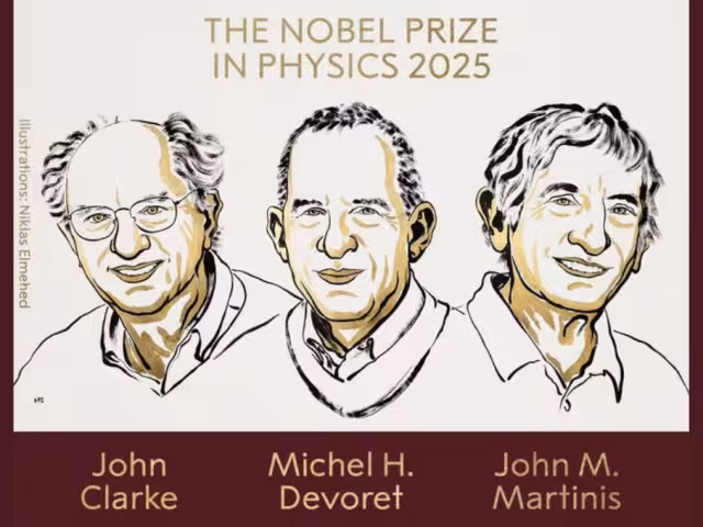 Los tres físicos realizaron experimentos con un circuito eléctrico superconductor que permitía observar fenómenos cuánticos a una escala visible
