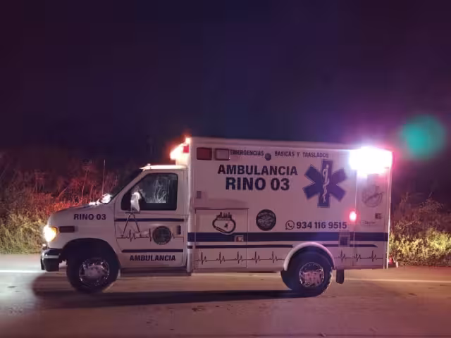 Joven sufre diversas fracturas tras accidente en el kilómetro 19 de la carretera federal Chetumal-Escárcega