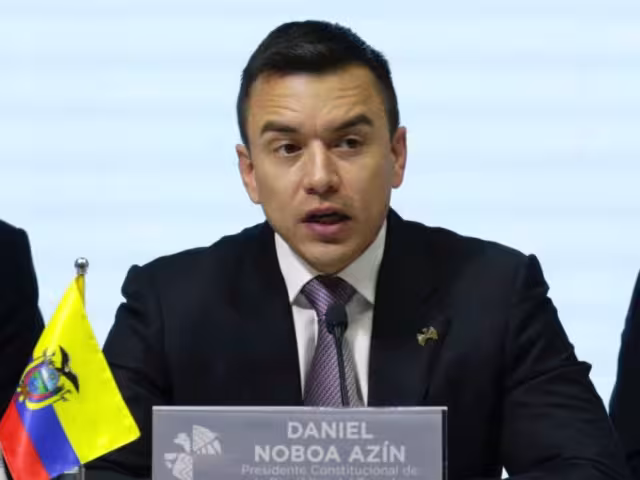 Daniel Noboa, presidente de Ecuador