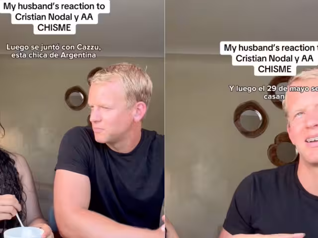 Gringo se sorprende al saber que Nodal rompió con Cazzu para casarse con Ángela en menos de 30 días