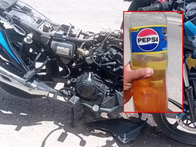 Denuncian gasolina con agua en estación BP de Escárcega: daña motocicleta de repartidor