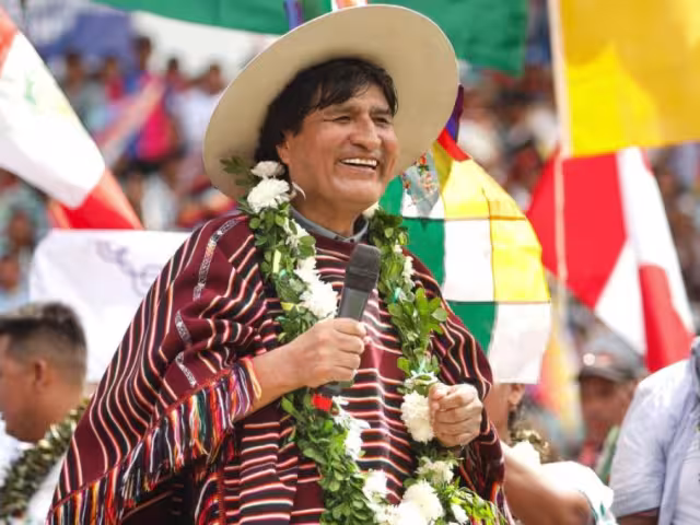 Evo Morales, expresidente de Bolivia