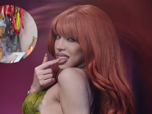 Mujer hace ritual para mandarle protección a Yeri Mua tras las amenazas en su contra