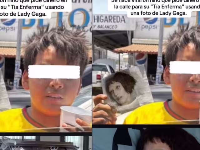 Niño pide apoyo para su 'tía' enferma con una foto de Lady Gaga