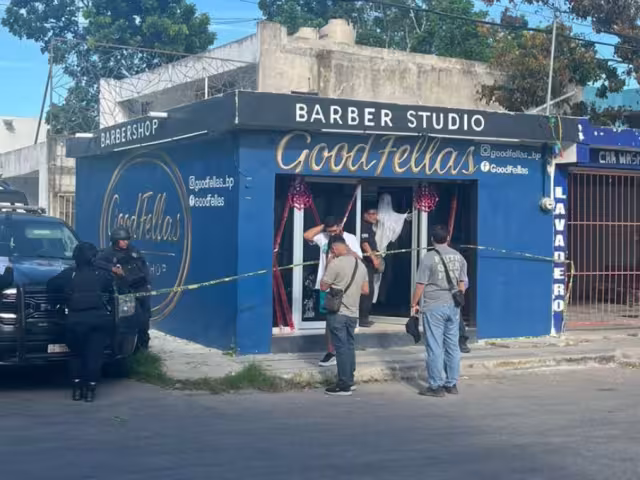 Robo nocturno a una barbería la deja totalmente vacía en Chetumal